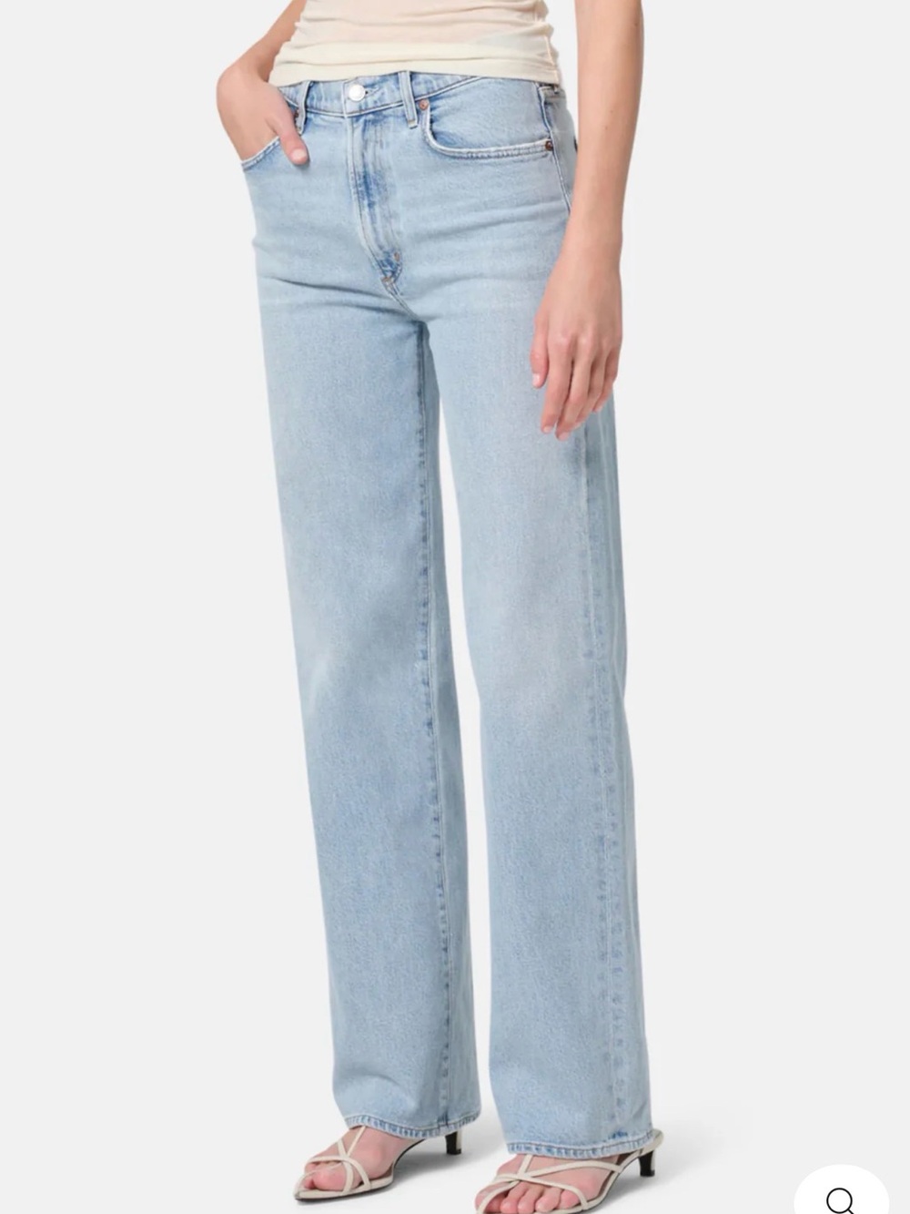 Agolde Harper Mid-Rise Relaxed Straight